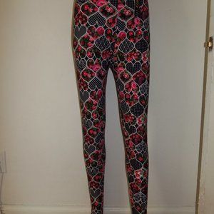 New Mix HEARTS & FLOWERS Brushed Fiber Leggings